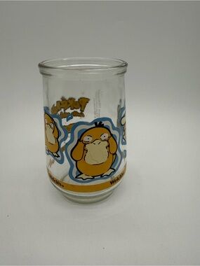 VTG Welch's 1999 Nintendo Pokemon #54 Psyduck Jelly Jar 5 oz. Mini Juice Glass